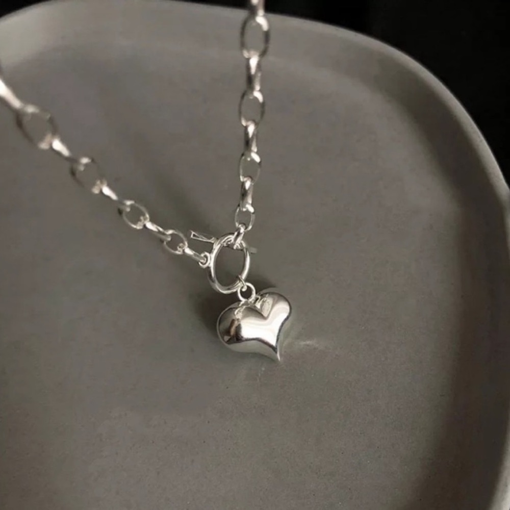 NEW ‘18’ LOVE HEARTH 925 STERLING SILVER NECKLACE, NICE NECKLACE, CUTE NECKLACE - Picture 4 of 6